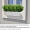 XLFAQXM Artificial Plants Flowers Grass Shrubs 8 Pack No Fade Faux Plastic Flowers Outdoor for Farmhouse Garden Porch Patio Indoor Wedding Decoration Greenery Fake Plants uv Resistant
